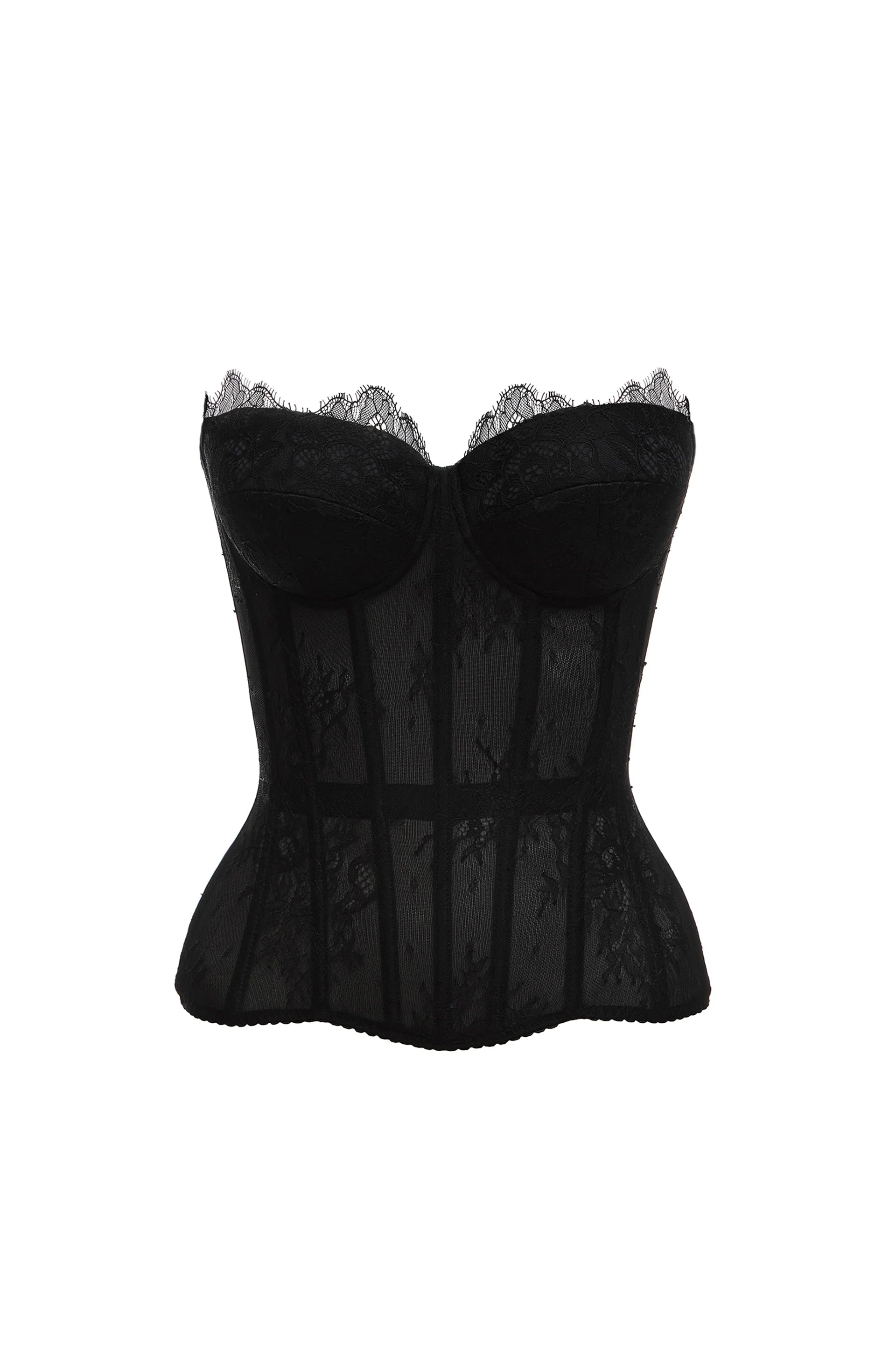Lace Black Corset